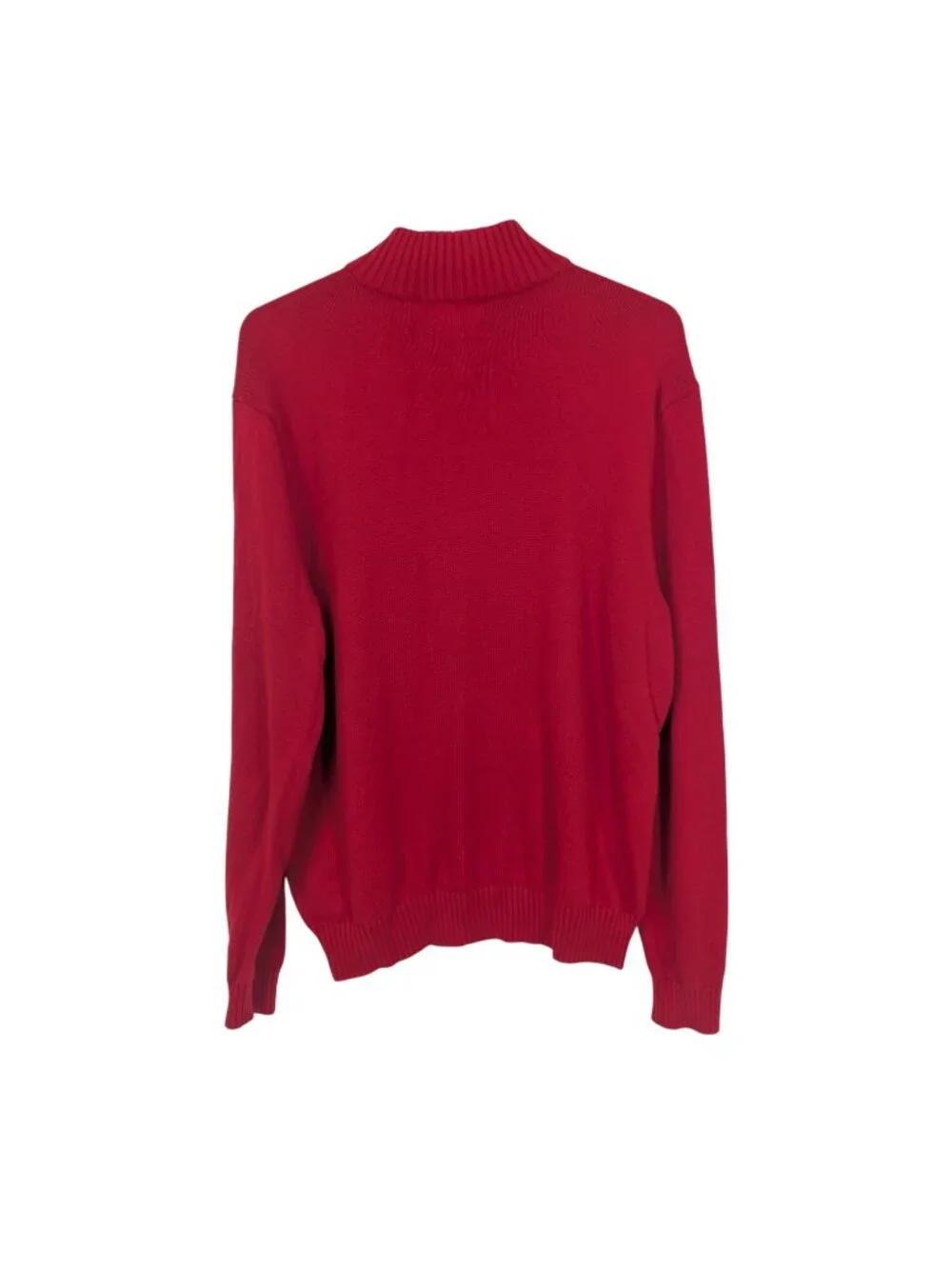 Vtg Polo Ralph Lauren Quarter Zip Chunky Knit Sweater Pullover Pony Y2K XXLarge